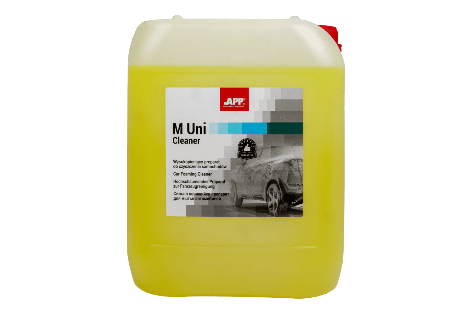 APP M UNI Cleaner - Wysokopieniący preparat do czyszczenia samochodów | 10,0 L